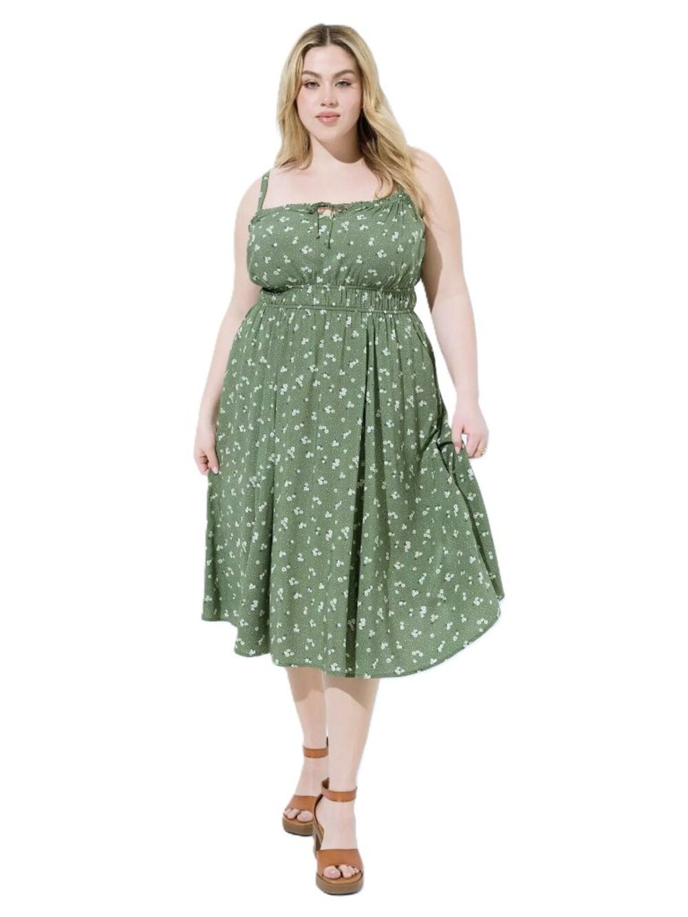 TORRID A-Line Midi Dress. Plus Size 4